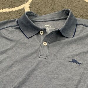 Tommy Bahama Steel Blue Polo Shirt for Men